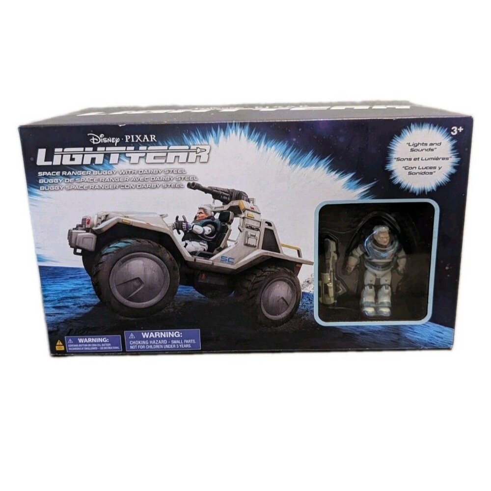 Disney Parks Pixar Lightyear Space Ranger Buggy Darby Steel Lights Sounds NIB